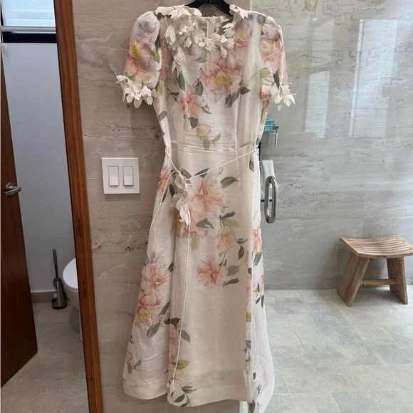 Zimmermann liftoff flower midi dress - Picture 13 of 15
